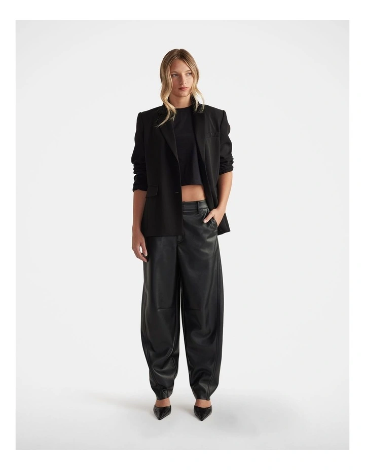 Natalie PU Barrel Pant image 1