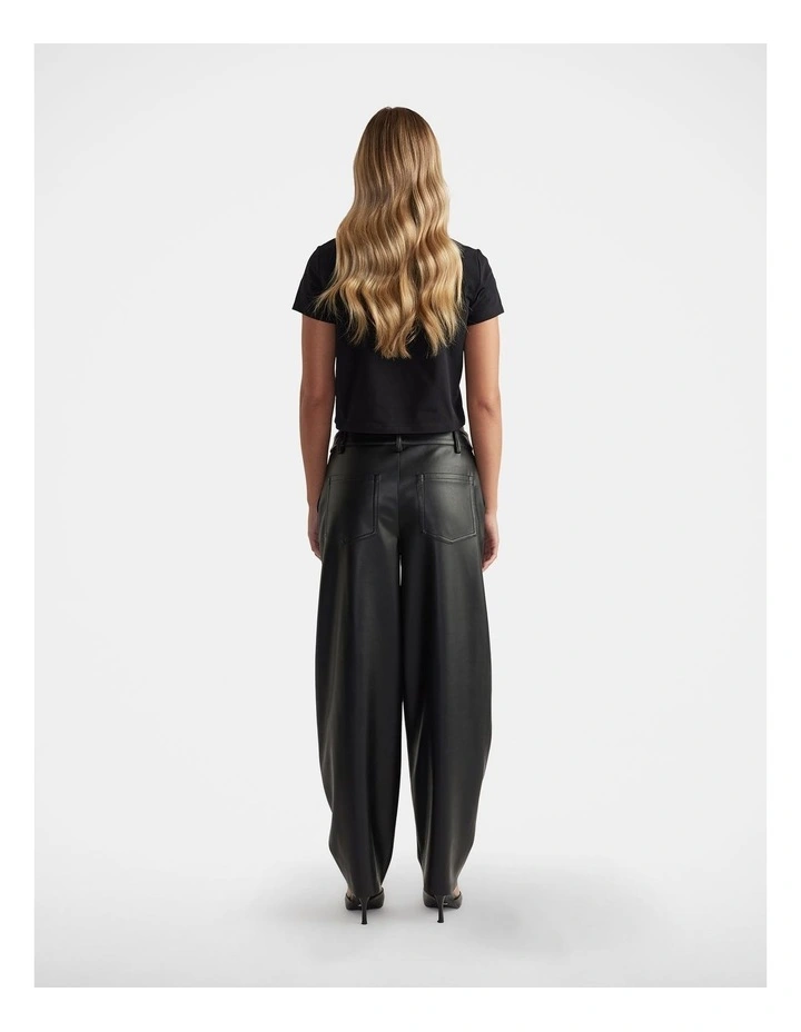 Natalie PU Barrel Pant image 2