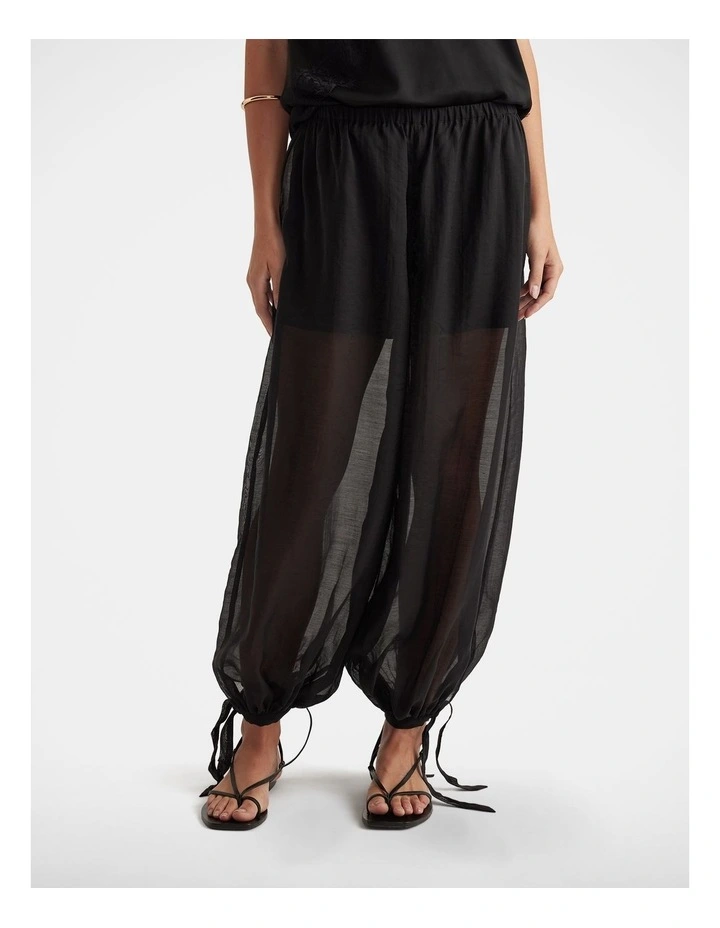 Tina Textured Balloon Pant image 3