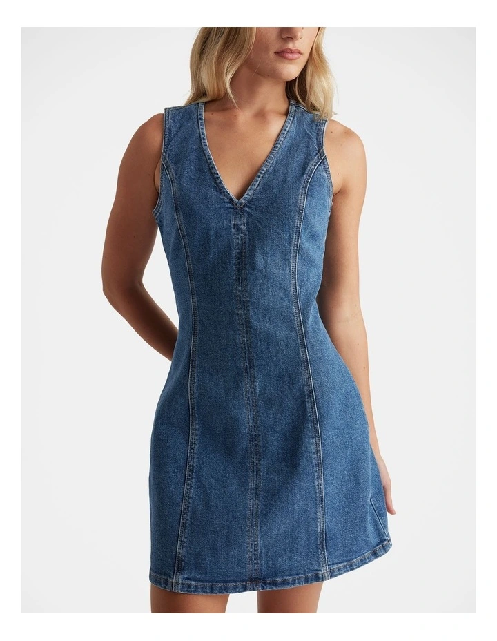 MARGOT DENIM DRESS image 3