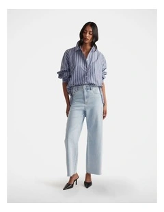 Tahni Wide Leg Jean in Blue