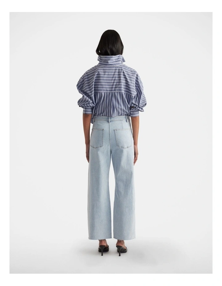 Tahni Wide Leg Jean in Blue image 2