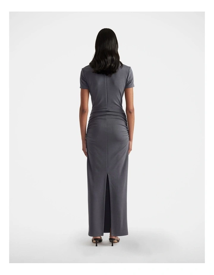 Monica Midi Tee Dress in Grey image 2