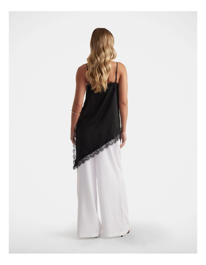 Karla Lace Tunic in Black image 2