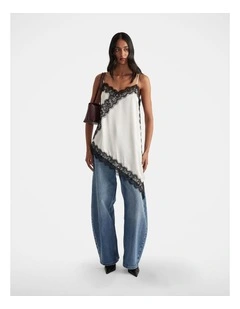 Karla Lace Tunic in White