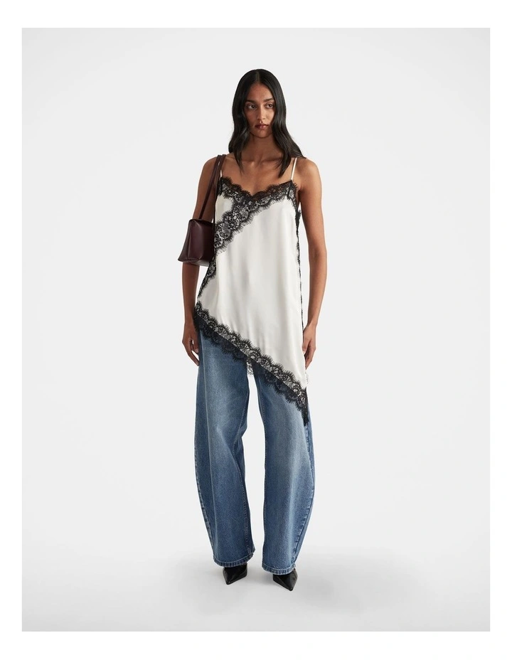 Karla Lace Tunic in White image 1