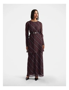 Chelsea Georgette Mini Dress in Multi