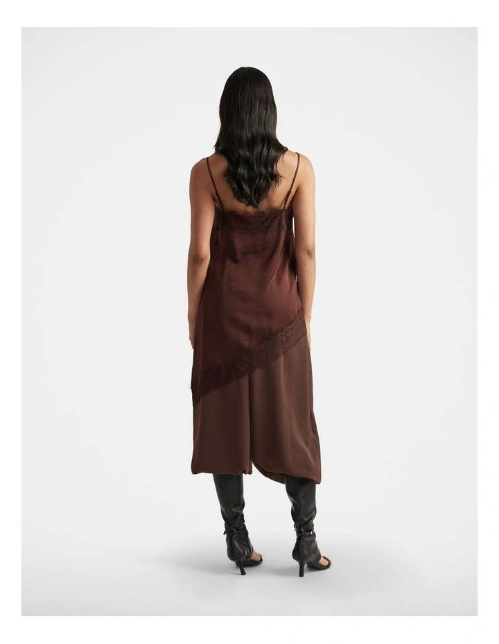 Karla Lace Tunic in Brown image 2