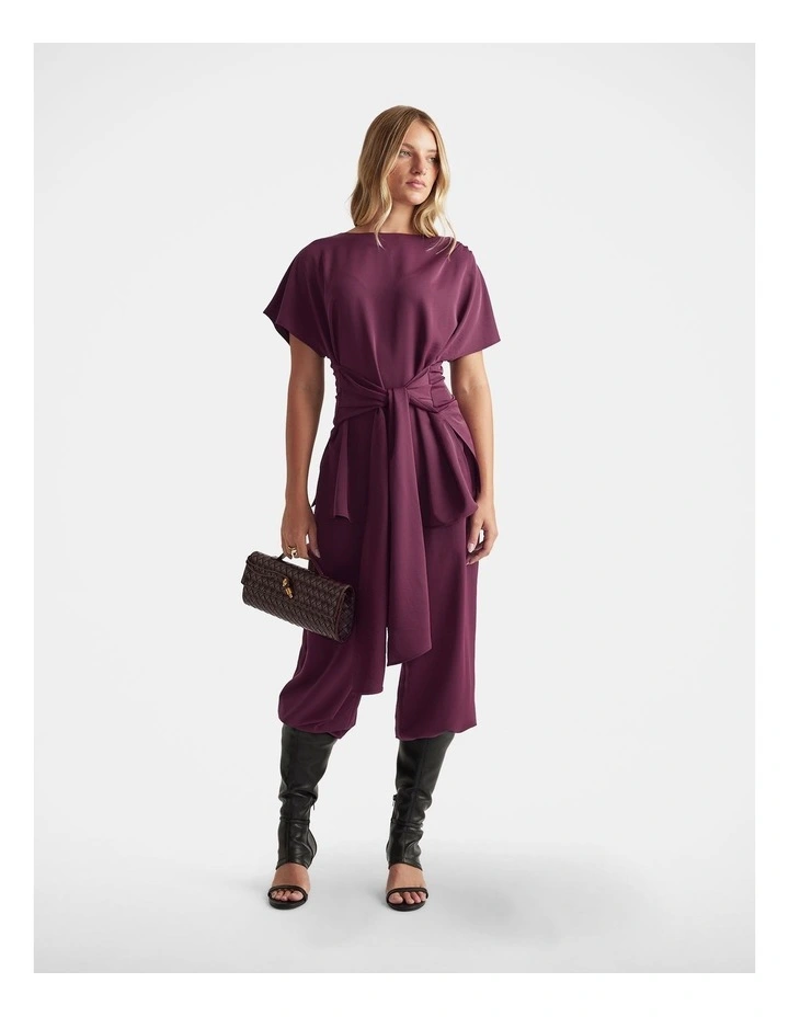 Sophie Relaxed Pant in Purple image 1