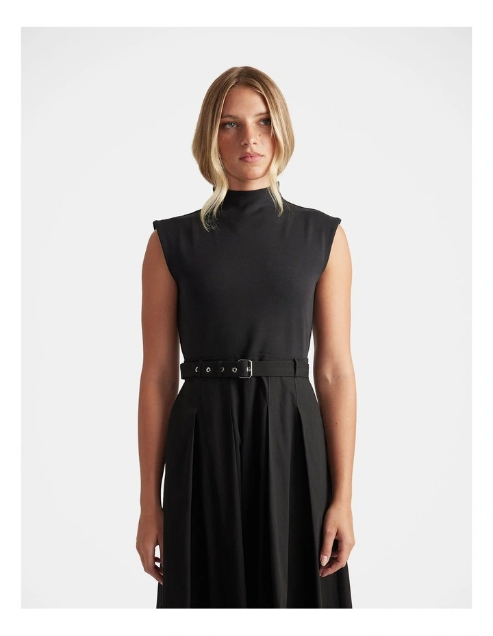 Stefanie Spliced Midi Dress image 3