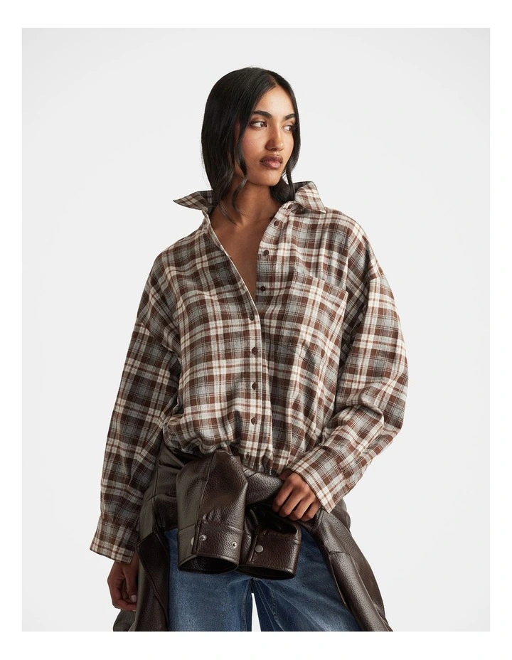 Lori Flannel Shirt in Multi image 3