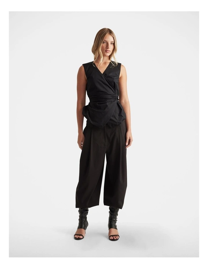 Ava Belted Wrap Top image 1