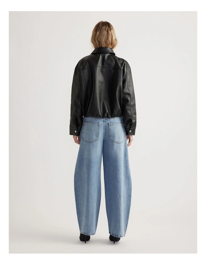 Reece Bomber Jacket in Black image 2
