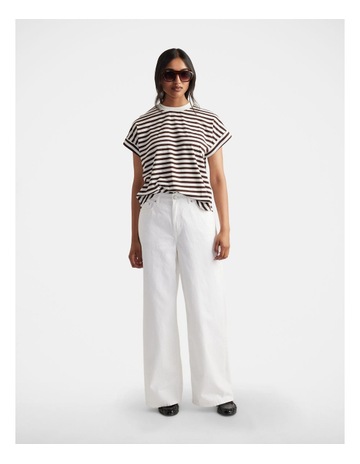 Teak Brown Stripe colour