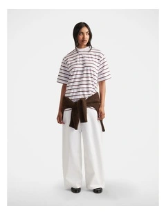 Isabella Oversized Stripe Tee
