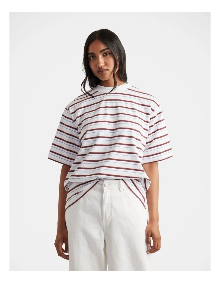 Isabella Oversized Stripe Tee image 3