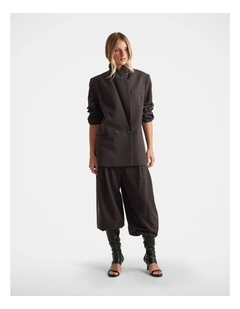 Josie Oversized Blazer in Brown