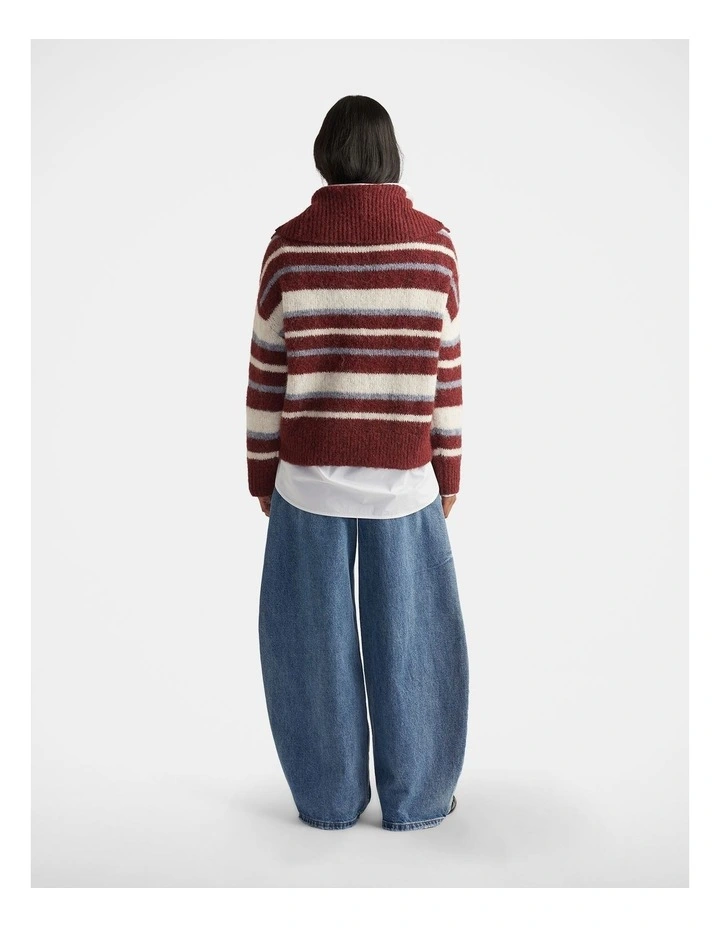 Riley Knit Polo in Multi image 2