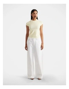 Lily Pleat Detail Knit Tee