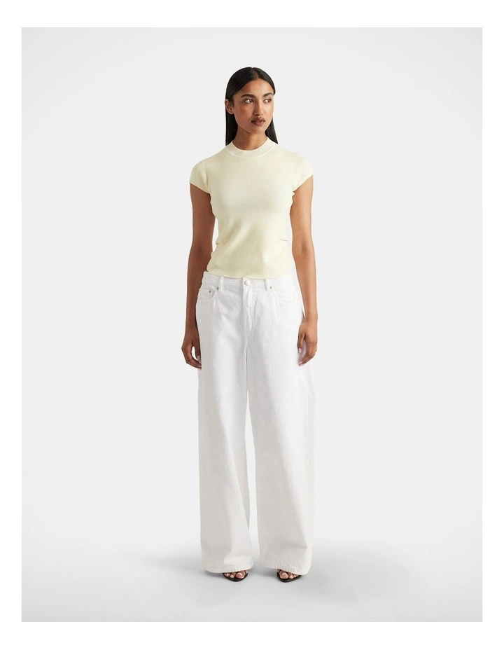 Lily Pleat Detail Knit Tee image 1