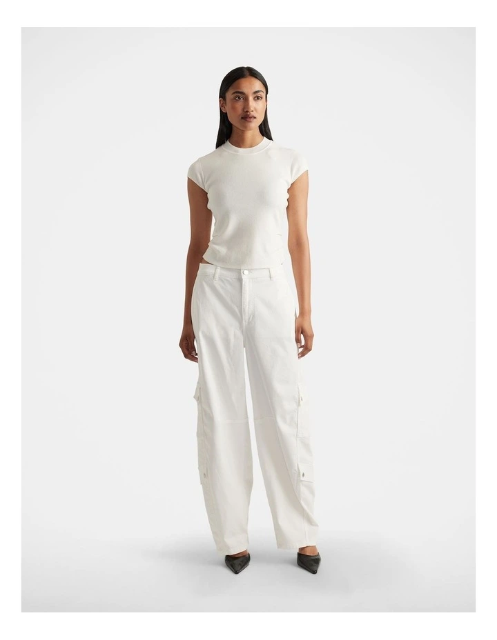 Lily Pleat Detail Knit Tee image 1