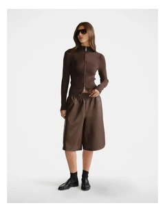 D-Luxe PU Bermuda Short