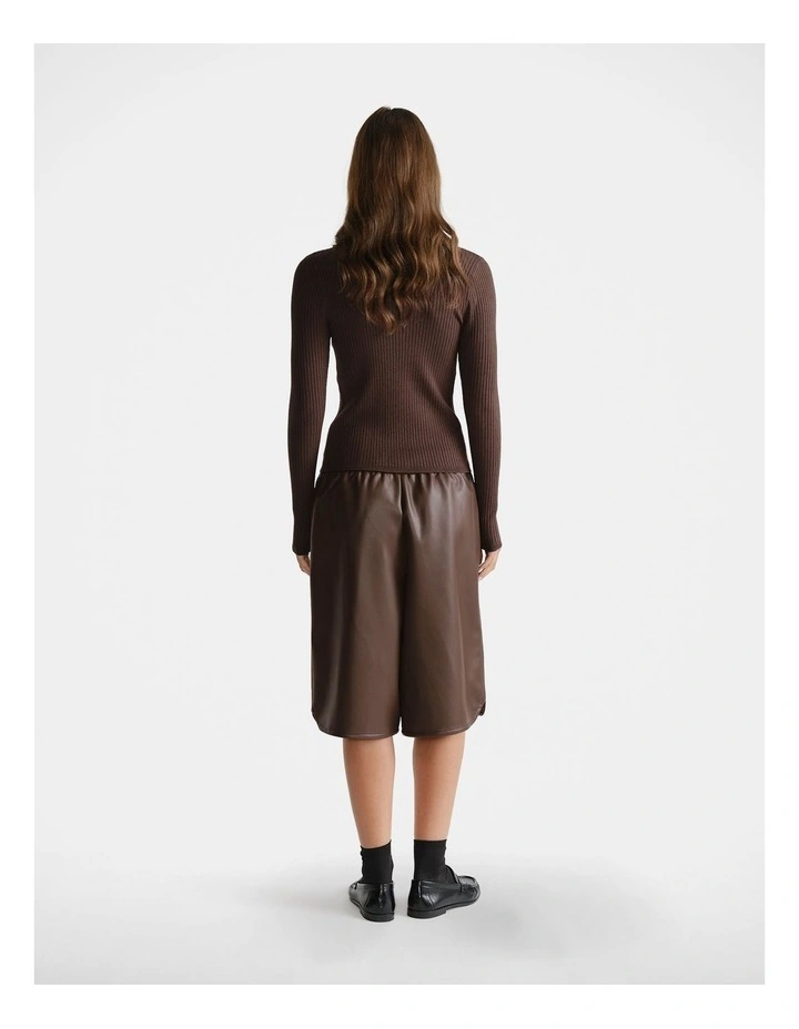 D-Luxe PU Bermuda Short image 2