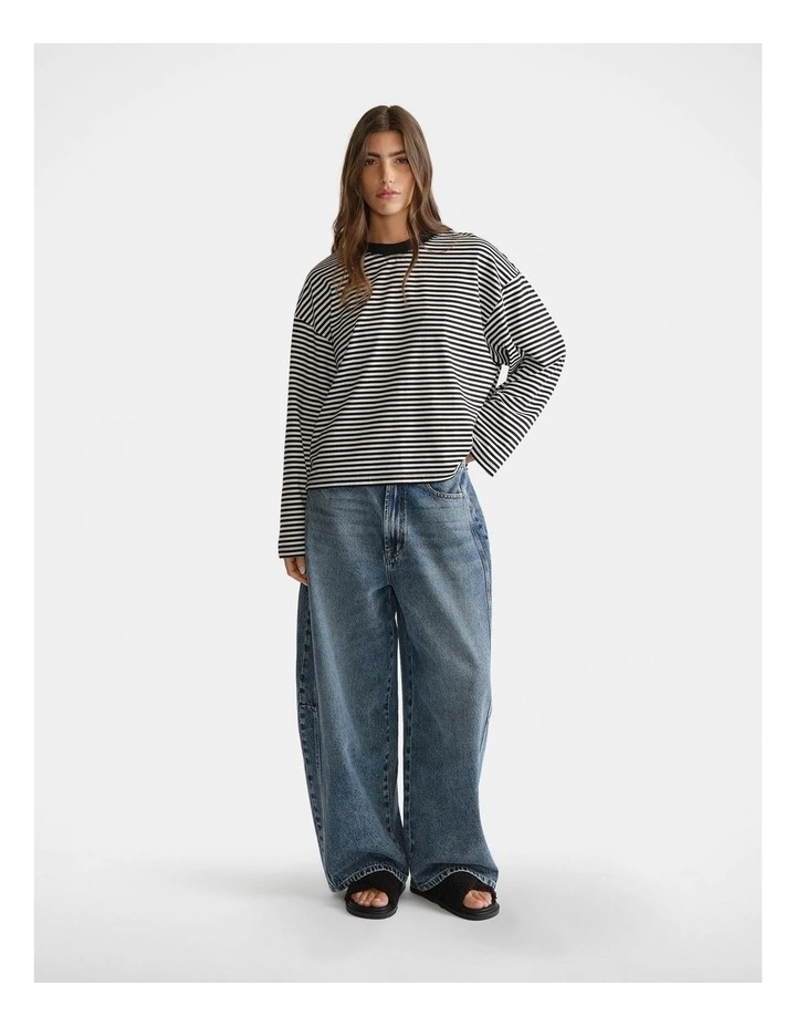 D-Luxe Long Sleeve Stripe Tee image 1