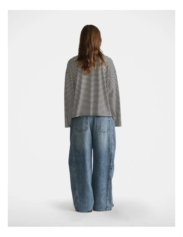 D-Luxe Long Sleeve Stripe Tee image 2