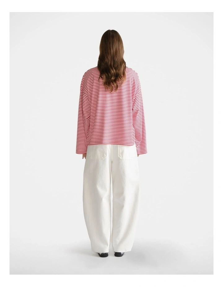 D-Luxe Long Sleeve Stripe Tee image 2