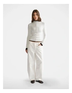 D-Luxe Semi Sheer Long Sleeve