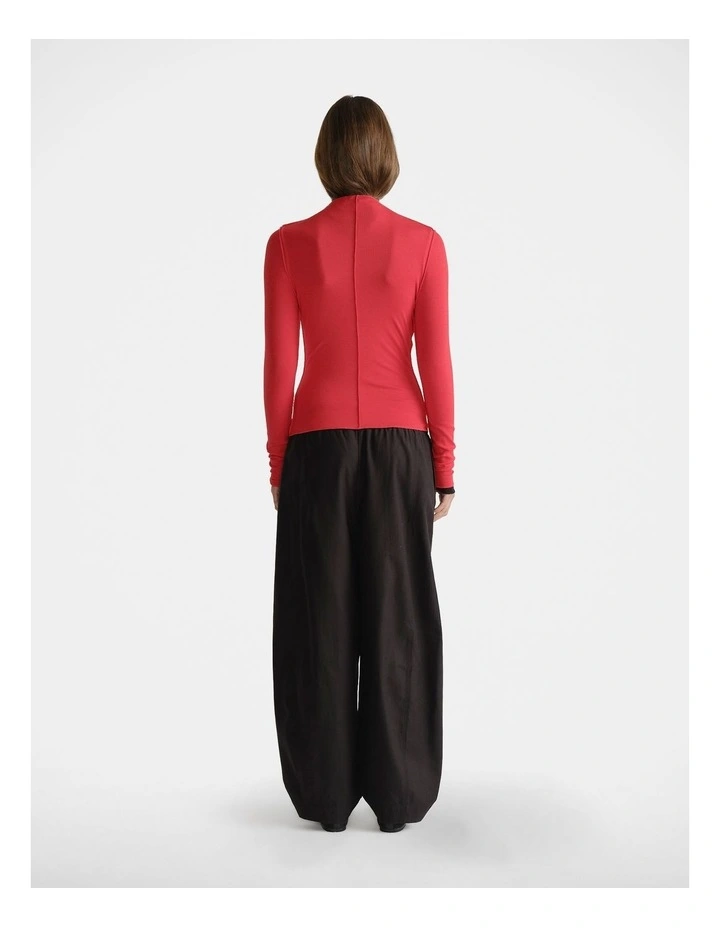 D-Luxe Semi Sheer Long Sleeve image 2