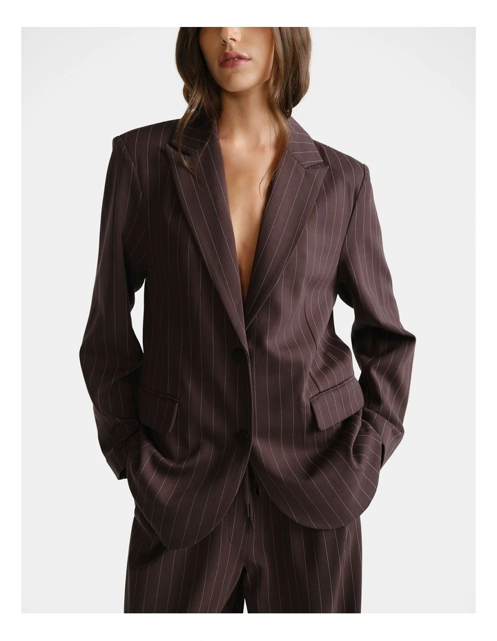 D-Luxe Pinstripe Blazer image 3