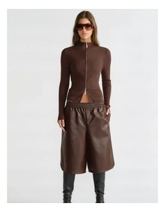 D-Luxe Knit Zip Long Sleeve