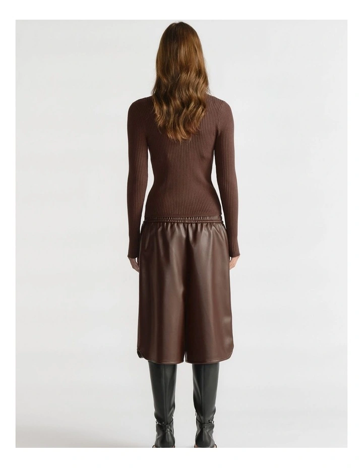 D-Luxe Knit Zip Long Sleeve image 2