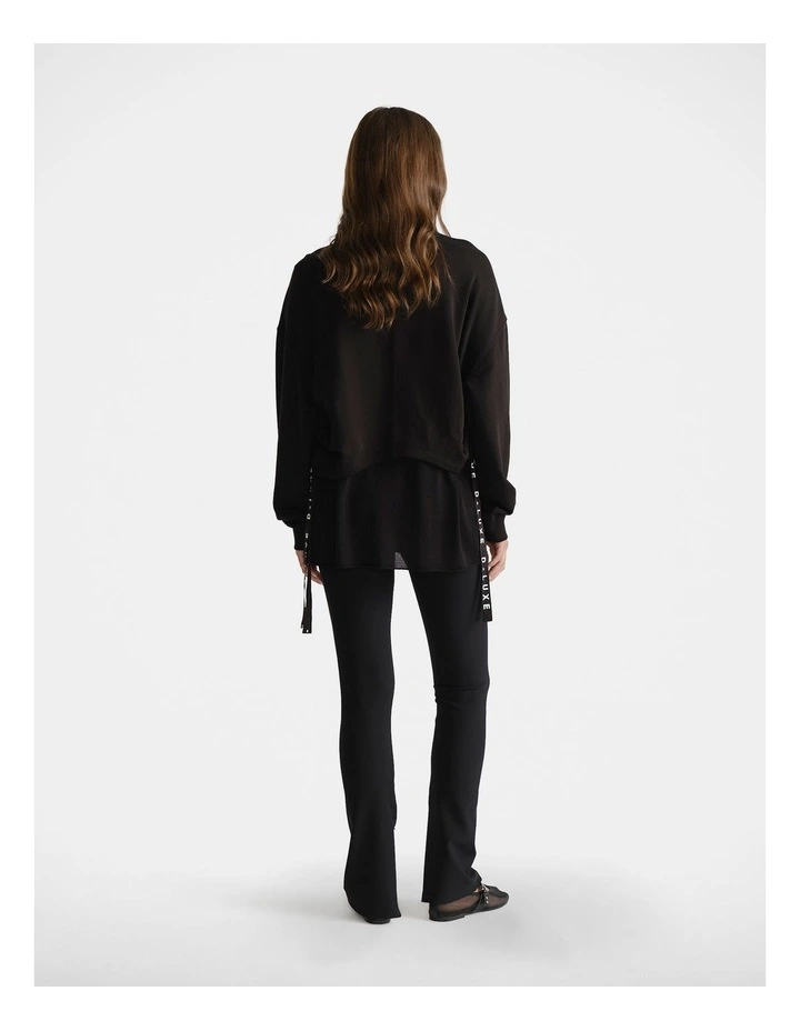 D-Luxe Ruched Terry Sweat image 2