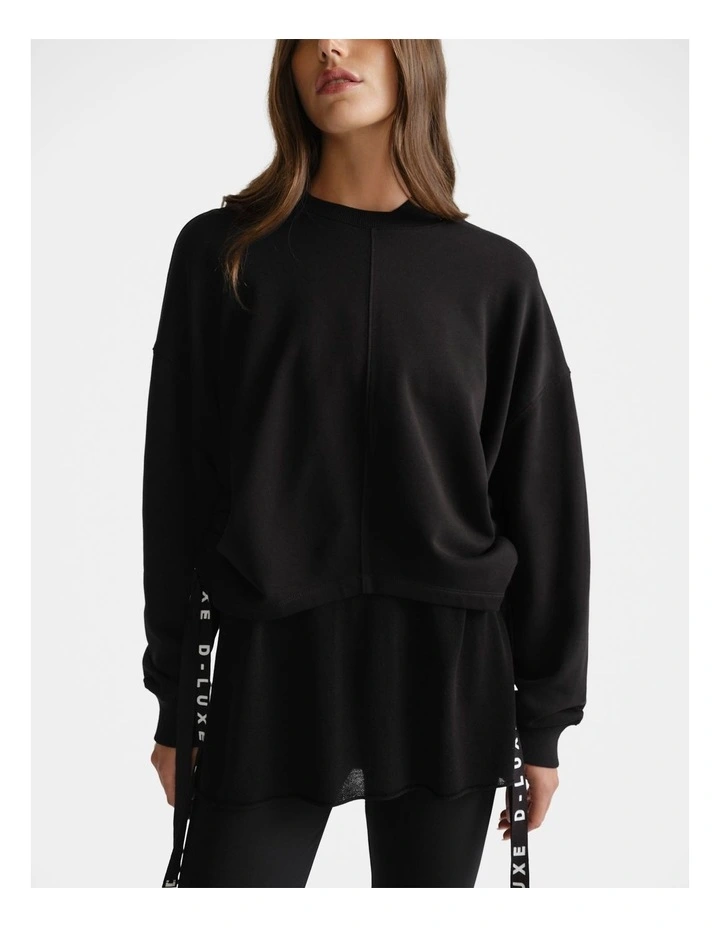 D-Luxe Ruched Terry Sweat image 3