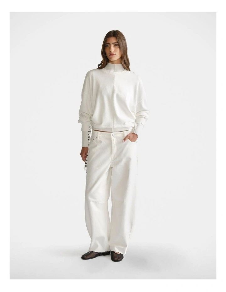 D-Luxe Ruched Terry Sweat image 1