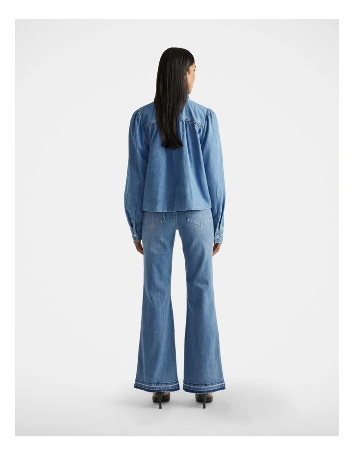 Bea Denim Jacket in Blue image 2