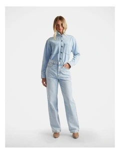 Ariana Denim Shirt in Blue