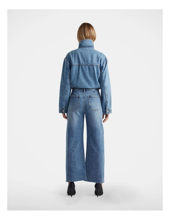 Darcy Cropped Wide Leg Jean image 2