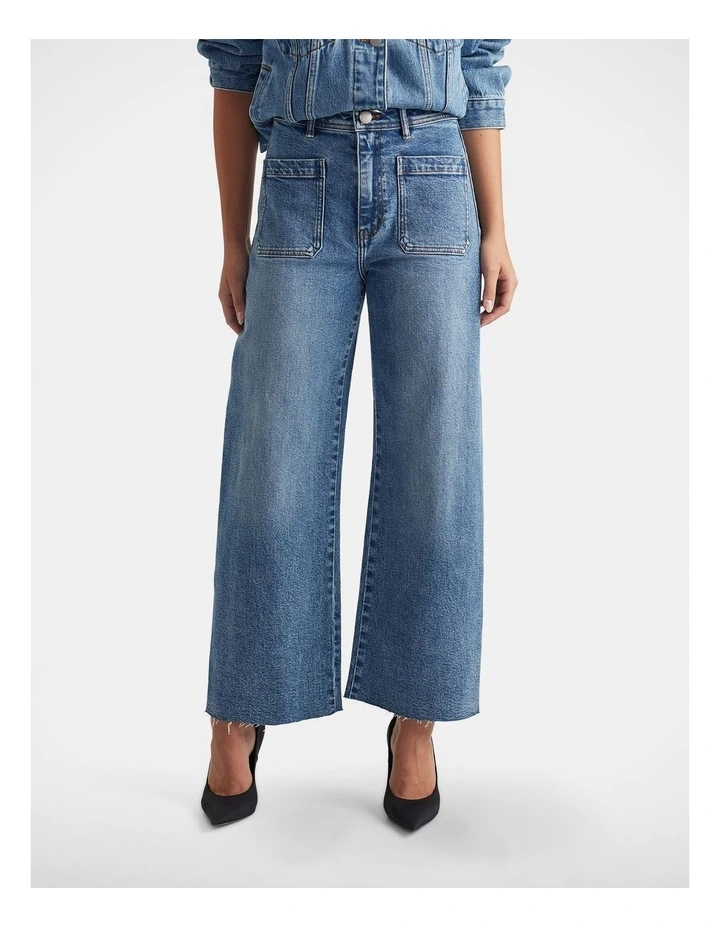 Darcy Cropped Wide Leg Jean image 3