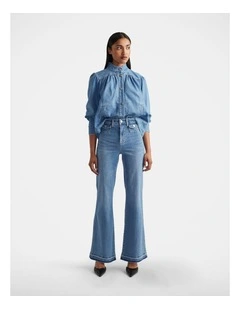 Bea Flare Jean in Blue