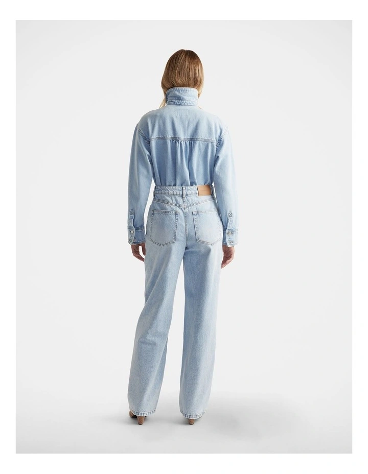 Ariana Straight Leg Jean in Blue image 2