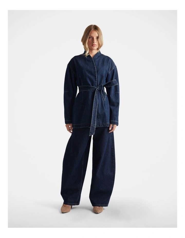 Daisy Horseshoe Jeans in Blue image 1