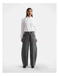 Daisy Horseshoe Jeans in Grey