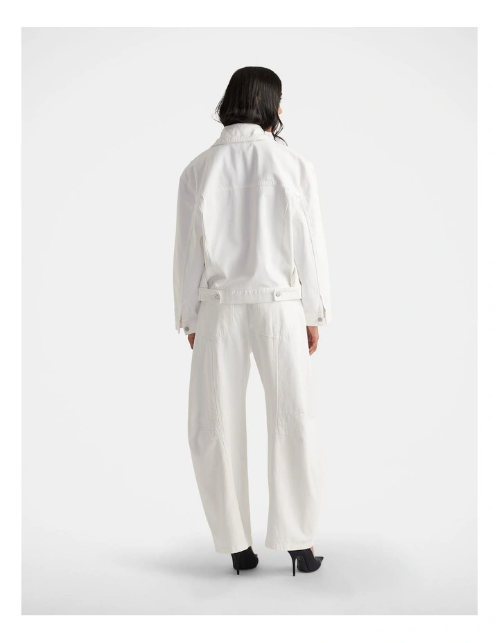 Nakita Denim Jacket in White image 2