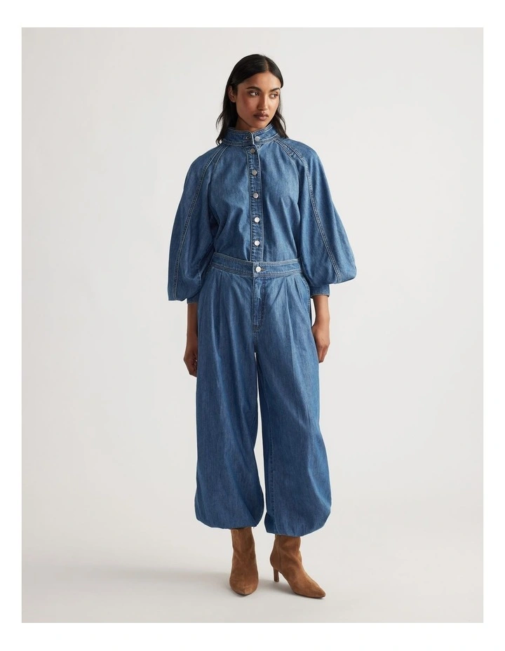 Neve Denim Balloon Pant image 1
