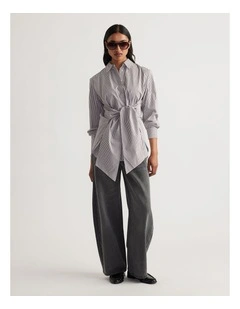 Maggie Tie Shirt in Multi