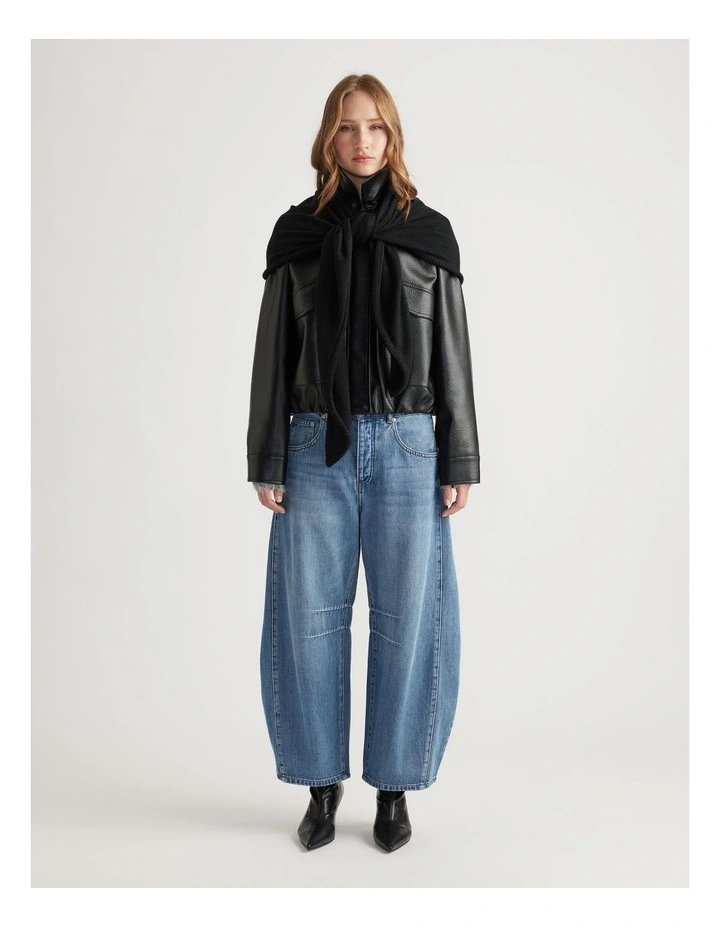 Tilly Barrel Jean in Blue image 1